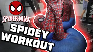 SPIDER-MAN WORKS OUT AT PUBLIC GYM GONE WRONG! | Manong Jireh