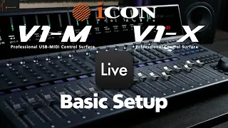 V1-M DAW Controller & V1-X DAW Control Expander Basic Setup with Ableton Live