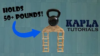 How to make the STRONGEST Kapla Bridge