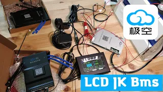 LCD displays for JK (Jikong) BMS. Lifepo4, Li-ion, LTO. Contacts button.