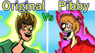 Friday Night Funkin' VS Corrupted Shaggy (Original VS Pibby) Come Learn With Pibby x FNF Mod