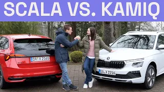 Das Duell: 2024 Skoda Scala gegen neuen Skoda Kamiq / Kompakt-Auto gegen SUV - Autophorie