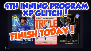 4TH INNING PROGRAM XP GLITCH! FASTEST POSSIBLE STUB GLITCH IN MLB THE SHOW 21 DIAMOND DYNASTY