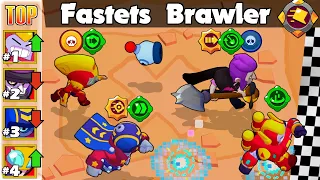 🔥The Fastest Brawler 🔥 Speed Test 🔥 Brawl Stars