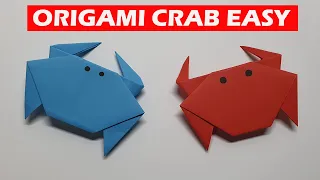 ORIGAMI CRAB EASY | How to Make Crab from Paper (Origami Kepiting)