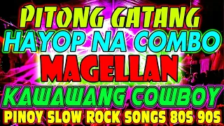 PITONG GATANG - ESTUDYANTE BLUES✅🎶BEST SLOW ROCK LOVE SONGS NONSTOP BY REY MUSIC, PAPAJAY, EMERSON