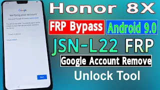 Honor 8X FRP Bypass JSN-L22 FRP Remove Unlock Tool