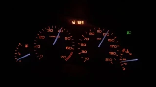 Top speed Peugeot 206 1.1i 60cv 2004 (171km/h)