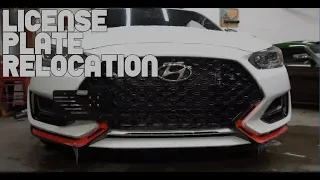 GarageLine Install: TurboXS Veloster N License Plate Relocation Kit