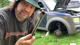 Replacing the passenger side cv axle on a 2003 Honda Element