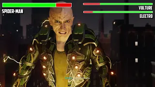 Spider-Man vs. Vulture & Electro with healthbars