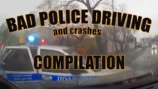 Bad Police Drivers and FAILS - Compilation