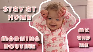 SOLO young single mama REALISTIC morning routine💖 | stay at home/snow day edition❄️