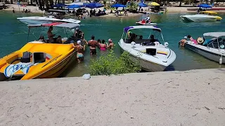 Boating on Memorial Day Weekend Boats & People Lake Havasu Boat Party in the Bridgewater Channel