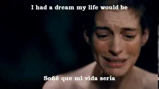Anne Hathaway 2013 BEST AUDIO - I dreamed a dream - (SUB ENGLISH-ESPAÑOL)