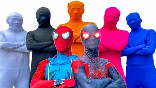 SPIDER MAN vs MYSTERY COLOR TEAM ( Dark Movie 16+ ) by Follow Me