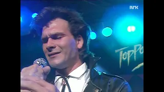 Patrick Swayze & Wendy Fraser - She's Like The Wind (TV Performance)