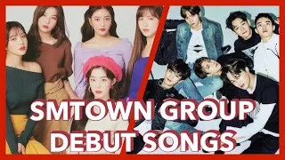 SMTOWN Group Debut Songs (1996 - 2020)