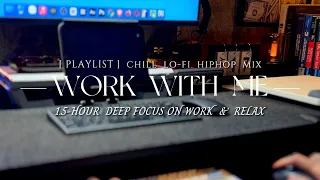 [ 1.5H WORK WITH ME💻 ] Playlist chill lofi mix • Calm your anxiety & Relax x Pomodoro (40/10)