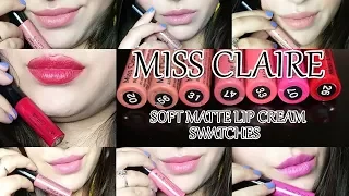 Miss claire soft matte lip cream| NykaaXMissClaire| mynykaa