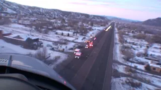 Jaw-Dropping Medevac Helicopter Landing on Highway - Buckle Up for an Epic Cockpit Experience!