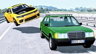 High Speed Traffic Crashes #87 - BeamNG Drive | CrashBoomPunk