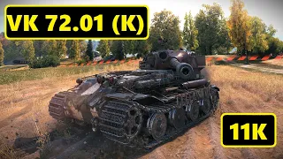 VK 72.01 (K). 11K DMG, 4 KILLS. World of Tanks Top Replays.