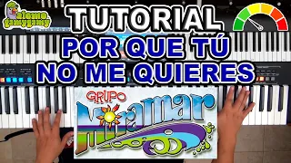 Por Que Tú No Me Quieres: Grupo Miramar / Tutorial: Figuras y Acordes