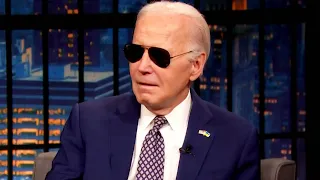 President Biden Stops by 'Late Night with Seth Meyers'