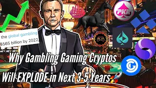 Why Gambling Gaming Cryptos Will 100x By 2025 | DeRace, Polker, Ridotto, Decentral Games & More