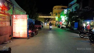 [4K] Evening Walk in Kampot Old Town Center - Cambodia