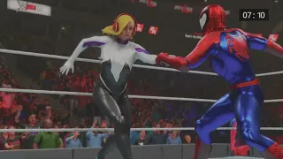 (REVENGE) MARVELHEROES: SPIDER-GWEN VS SPIDER-MAN  ( iron man IN YO FACE MATCH)