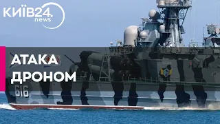 Дрон "Морський малюк" підбив російський ракетний корабель "Самум"