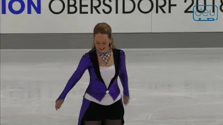 Tatiana KULAGO. Oberstdorf 2018. Bronze Ladies III A - Free Skating. 13 place