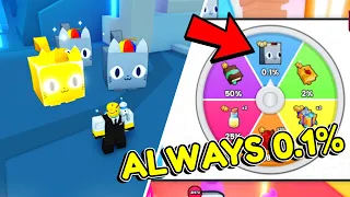 This Spinny Wheel Glitch is CRAZY in Pet Simulator 99 😱