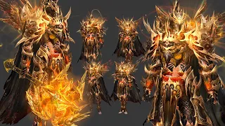 Plunge into Inferno: Fire Death Knight High Suit – Conqueror of Fiery Realms!