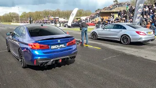 750 HP Stage 2 BMW M5 F90 VS. 700+ HP Mercedes CLS63S AMG with iPE Exhaust