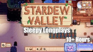 Sleepy Longplay 💤 Stardew Valley Vanilla (No Commentary 🙊) Beach + Hard mode ~ Spring Year 1