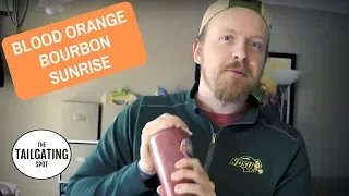 Tailgating Drinks | Blood Orange Bourbon Sunrise