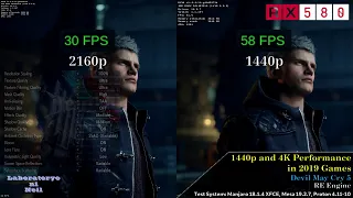 Radeon RX 580 8GB - 1440p and 4K performance in 2019 games