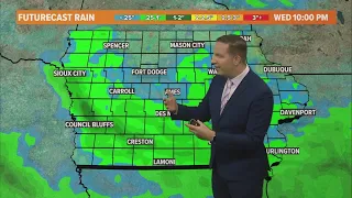 Iowa weather update: Quieter today before rain chances return on Wednesday