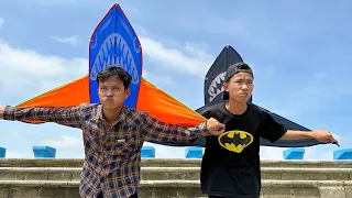 NERF GUN KITE BATTLE SHOT 5 | CUỘC CHIẾN THẢ DIỀU