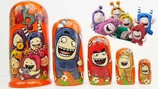 LOTS OF NESTING DOLLS! Bubble Guppies Stacking Cups Matryoshka Oddbod Toys Learn Colors