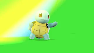 Green screen pokémon squirtle