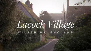 Lacock, England, a beautiful village and morning walk.