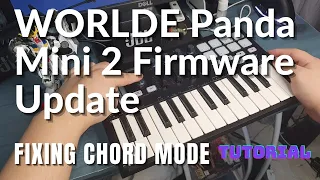 WORLDE Panda Mini 2 Firmware Update - Fixed Chord function...FIXED! | How to Install and Update Mode