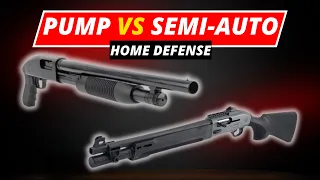 Pump Action VS Semi-Auto Shotguns For Home Defense In 2024!