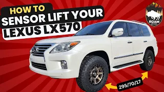 How to lift your Lexus LX570 using your factory sensors!