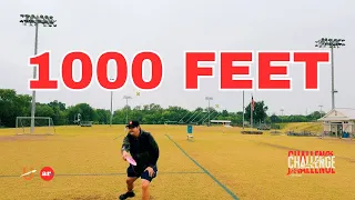 1000 foot disc golf distance challenge!