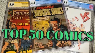 Top 50 Comic Books in our collection 2024 🏆